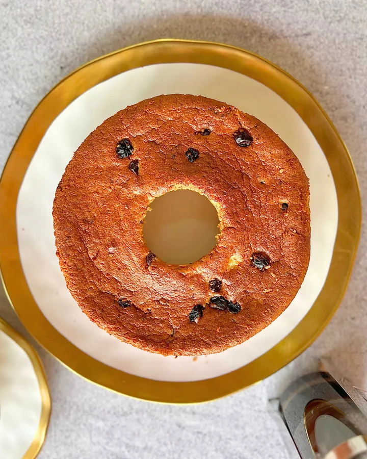 Bolo de Aveia com Banana e Passas, Sanus Padaria sem Glúten e sem Leite