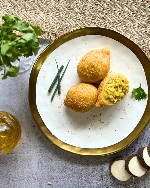Coxinha de Frango, Sanus Padaria sem Glúten e sem Leite