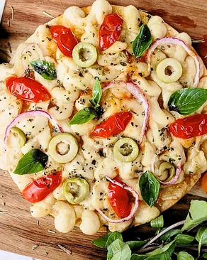 Pizza Marguerita, Sanus Padaria sem Glúten e sem Leite